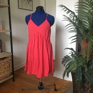 Coral pink roxy dress